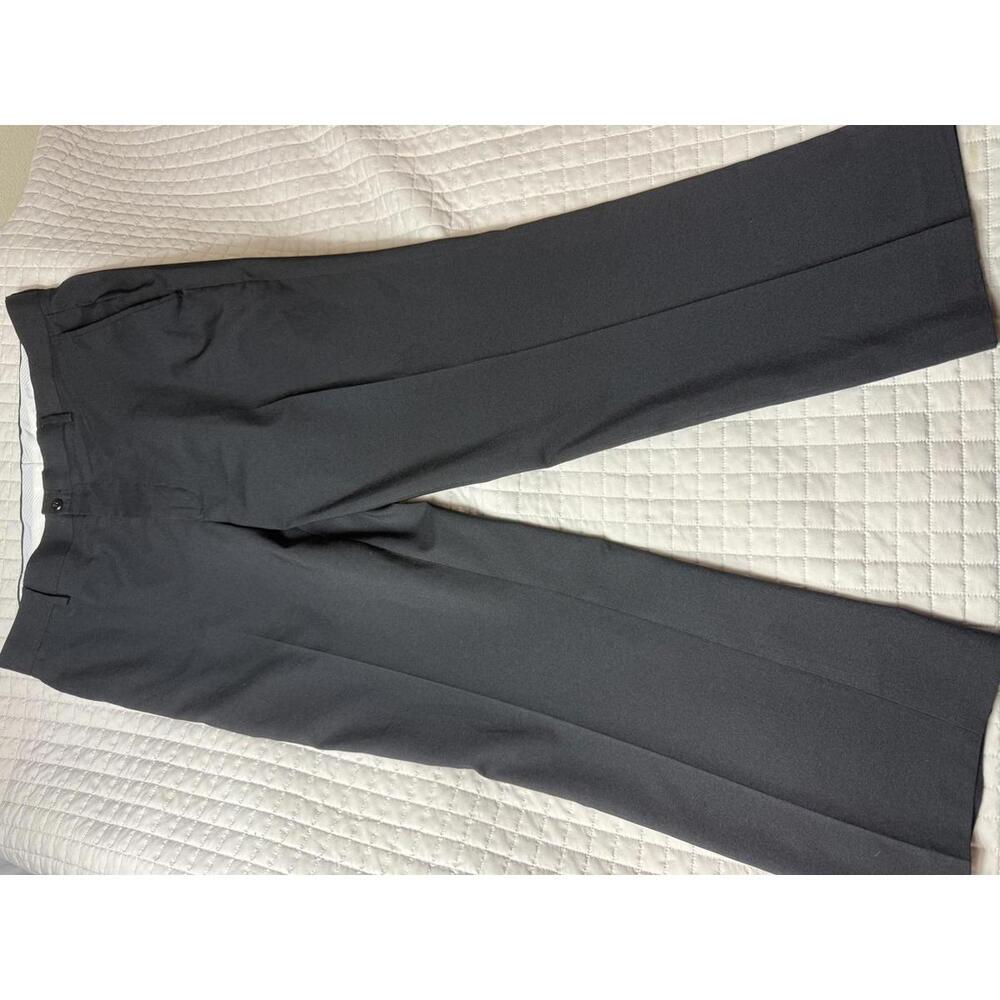 Louis Raphael Tailored‎ Flat Front Black Dress Pants Mens Size 38x30
